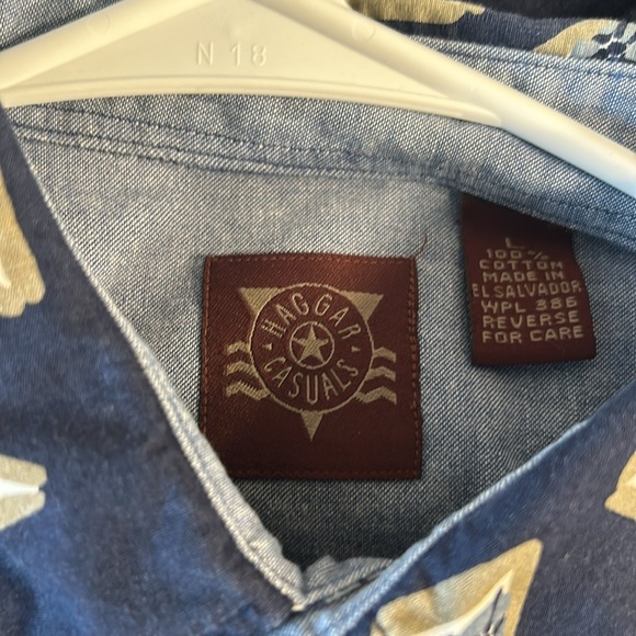 Haggar Casuals Botton Down Shirt - Picture 8 of 8